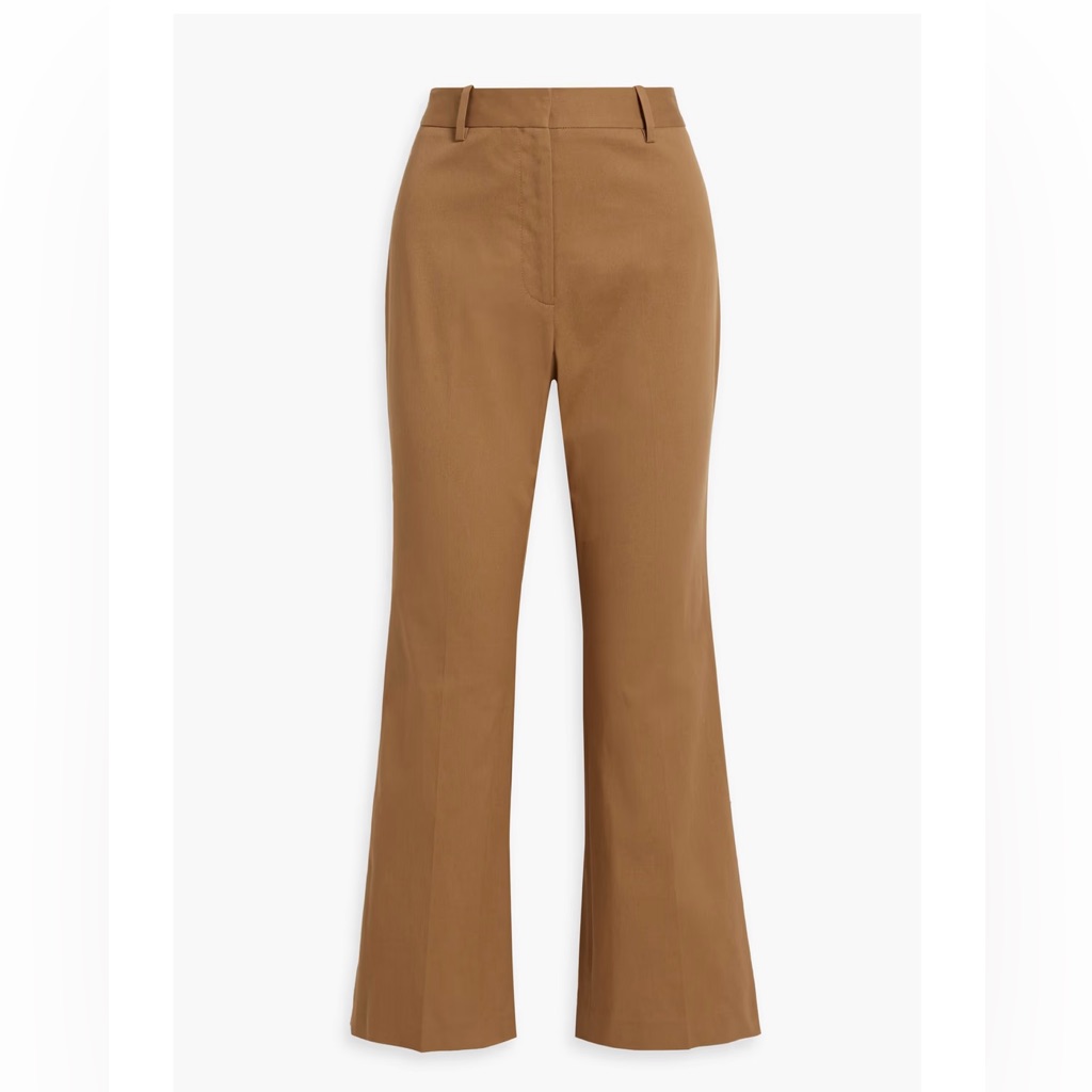 Nili Lotan Flare Khaki Pants